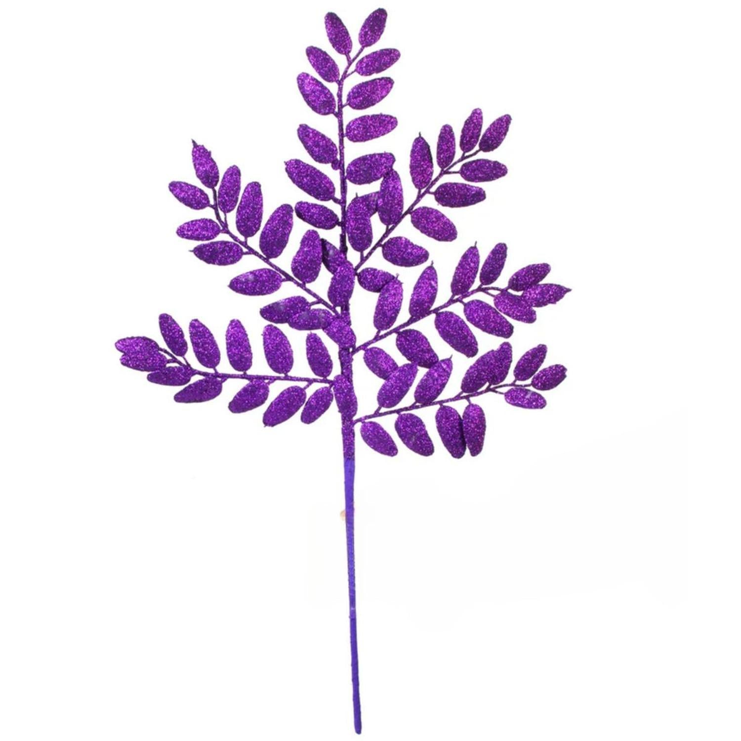 22" Honey Locust Glitter Spray: Purple