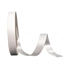 White non-wired glitter ribbon roll for homecoming mums