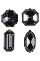 Acrylic Jewel Assortment Ornament: Black (Set 4) - Michelle's aDOORable Creations - Holiday Ornaments