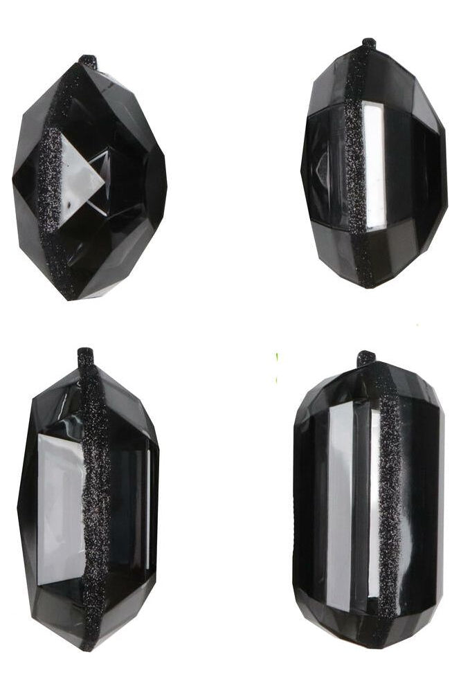 Shop For Acrylic Jewel Assortment Ornament: Black (Set 4) CX958-92