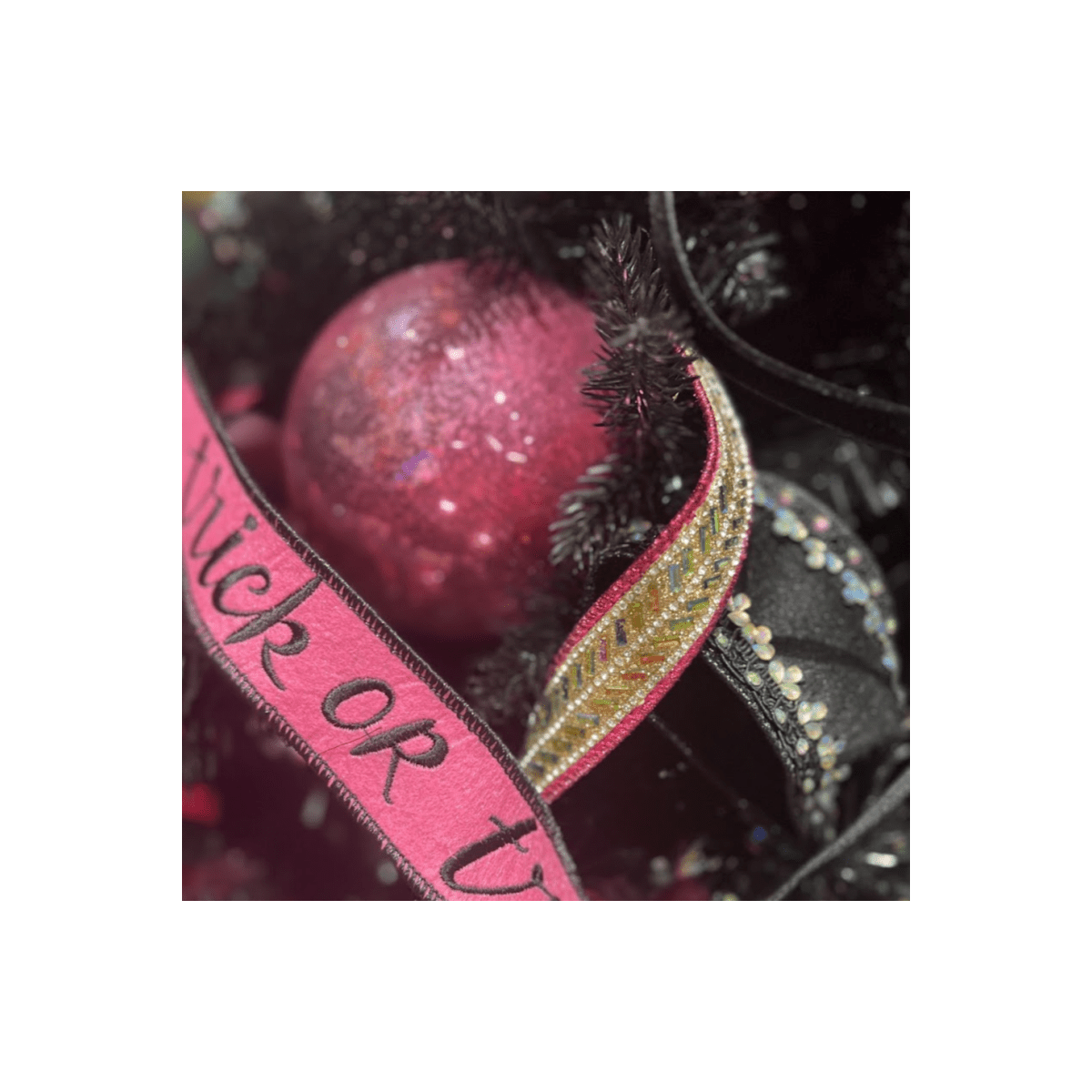 Shop For 1" Metallic Dupion Herringbone Jewel Ribbon: Pink (5 Yards)
