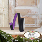 Shop For 1" Velvet Fusion Ribbon: Black/Purple (10 Yards)