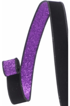 Shop For 1" Velvet Fusion Ribbon: Black/Purple (10 Yards)