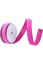Shop For 1" Velvet Luster Wired Ribbon: Hot Pink (10 Yards)