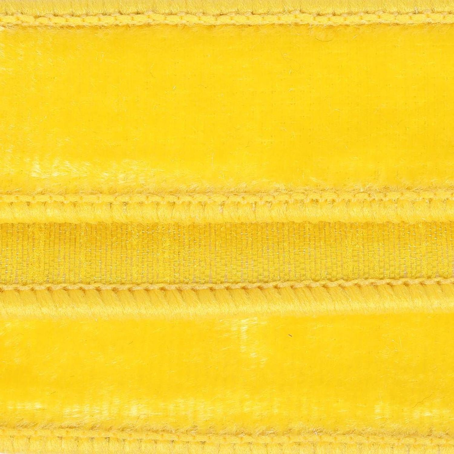 Shop For 1" Velvet Luster Wired Ribbon: Yellow (10 Yards)