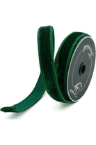 Shop For 1" Velvet Ribbon: Dark Pine (10 Yards)