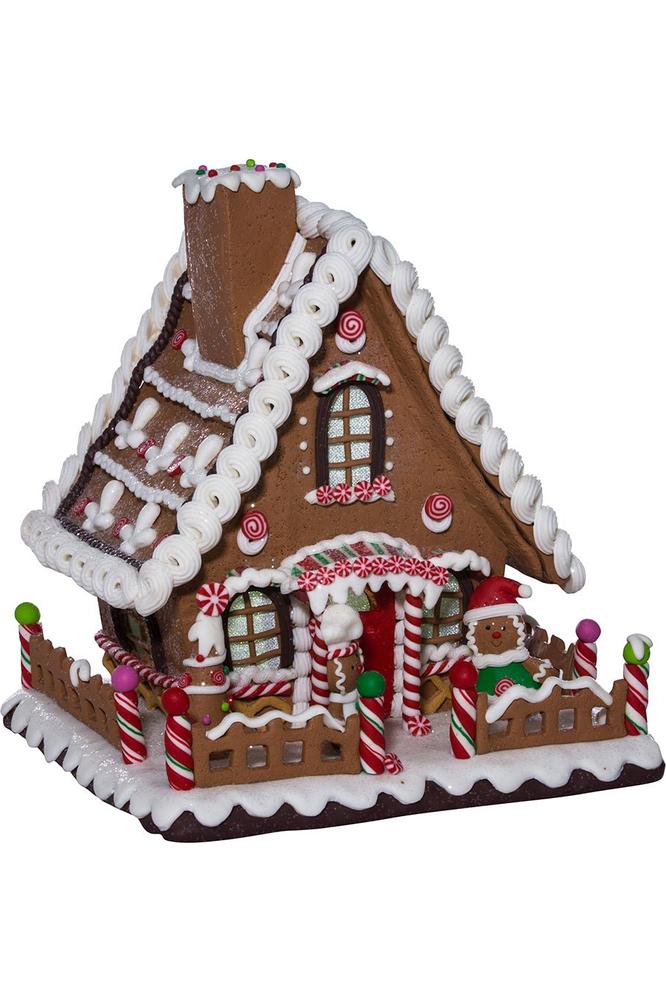 Shop For 10" Battery - Operated LED Gingerbread Candy House