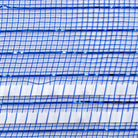 Shop For 10" Border Stripe Metallic Mesh Ribbon: Royal Blue/White (10 Yards)