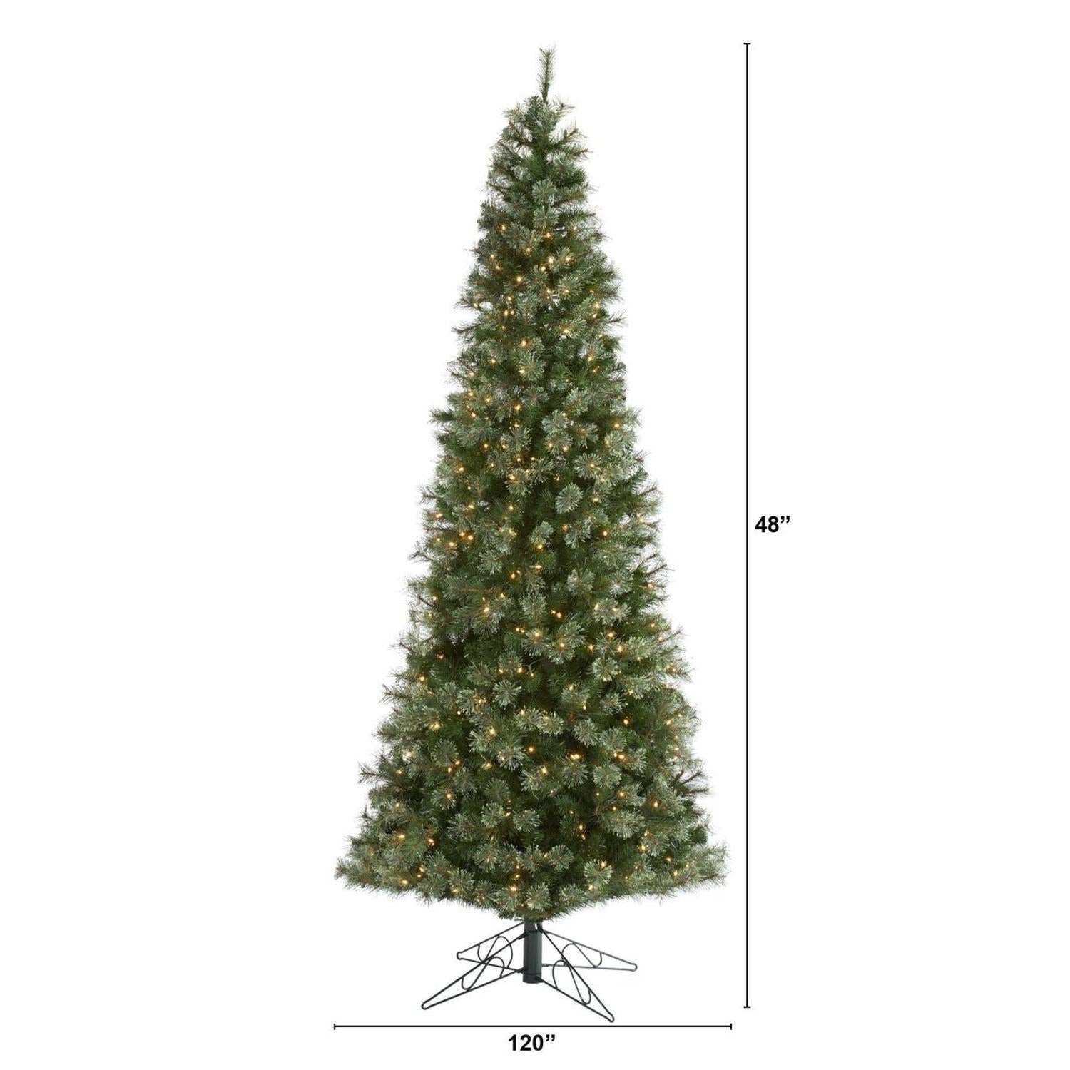 Shop For 10' Cashmere Slim Artificial Christmas Tree