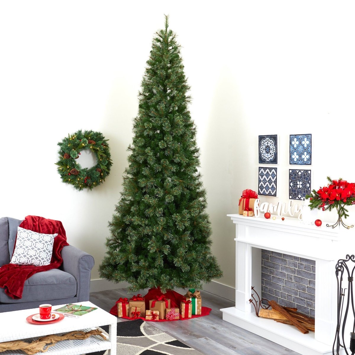 Shop For 10' Cashmere Slim Artificial Christmas Tree