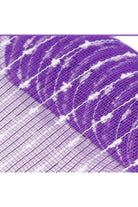 Shop For 10" Cotton Ball Deco Mesh Ribbon: Purple (10 Yards)