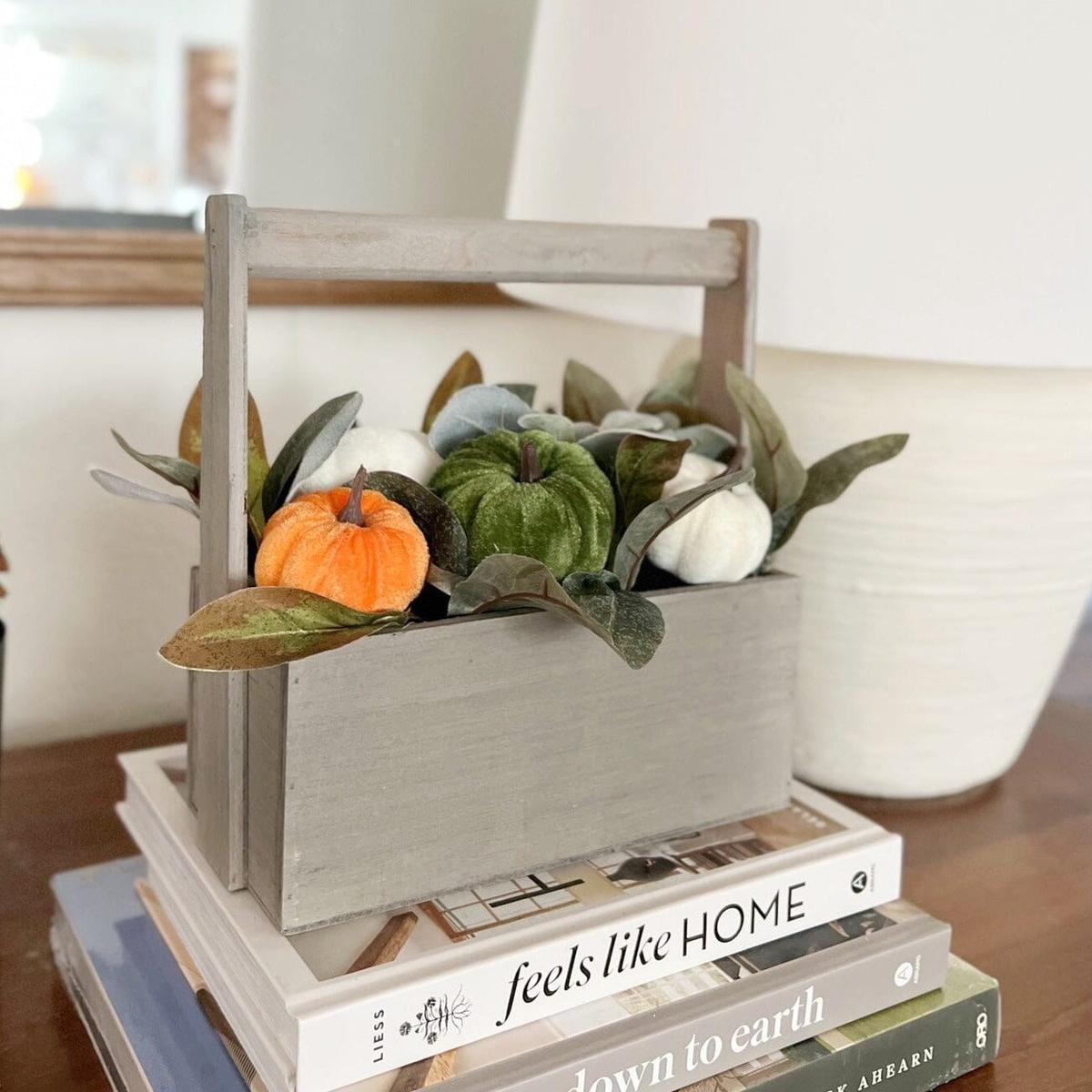 Shop For 10” Fall Pumpkin Artificial Autumn Arrangement