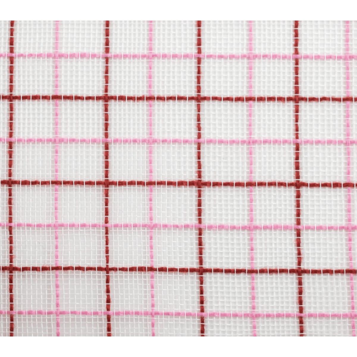 Shop For 10" Fine Weave Faux Jute Check Mesh Ribbon: Red/Pink