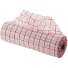 Shop For 10" Fine Weave Faux Jute Check Mesh Ribbon: Red/Pink