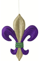 Shop For 10" Fleur De Lis Mardi Gras Ornament