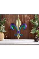 Shop For 10" Fleur De Lis Mardi Gras Ornament