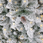 Shop For 10’ Flocked Livingston Fir Christmas Tree