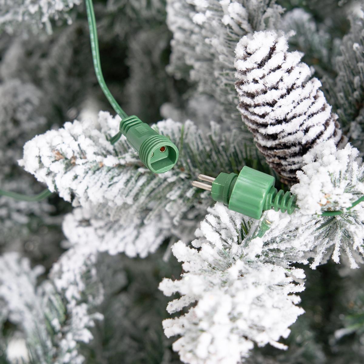 Shop For 10’ Flocked Livingston Fir Christmas Tree