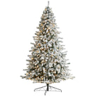 Shop For 10' Flocked Rock Springs Spruce Christmas Tree