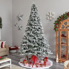 Shop For 10' Flocked Vermont Mixed Pine Christmas Tree