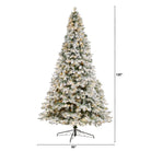Shop For 10' Flocked Vermont Mixed Pine Christmas Tree