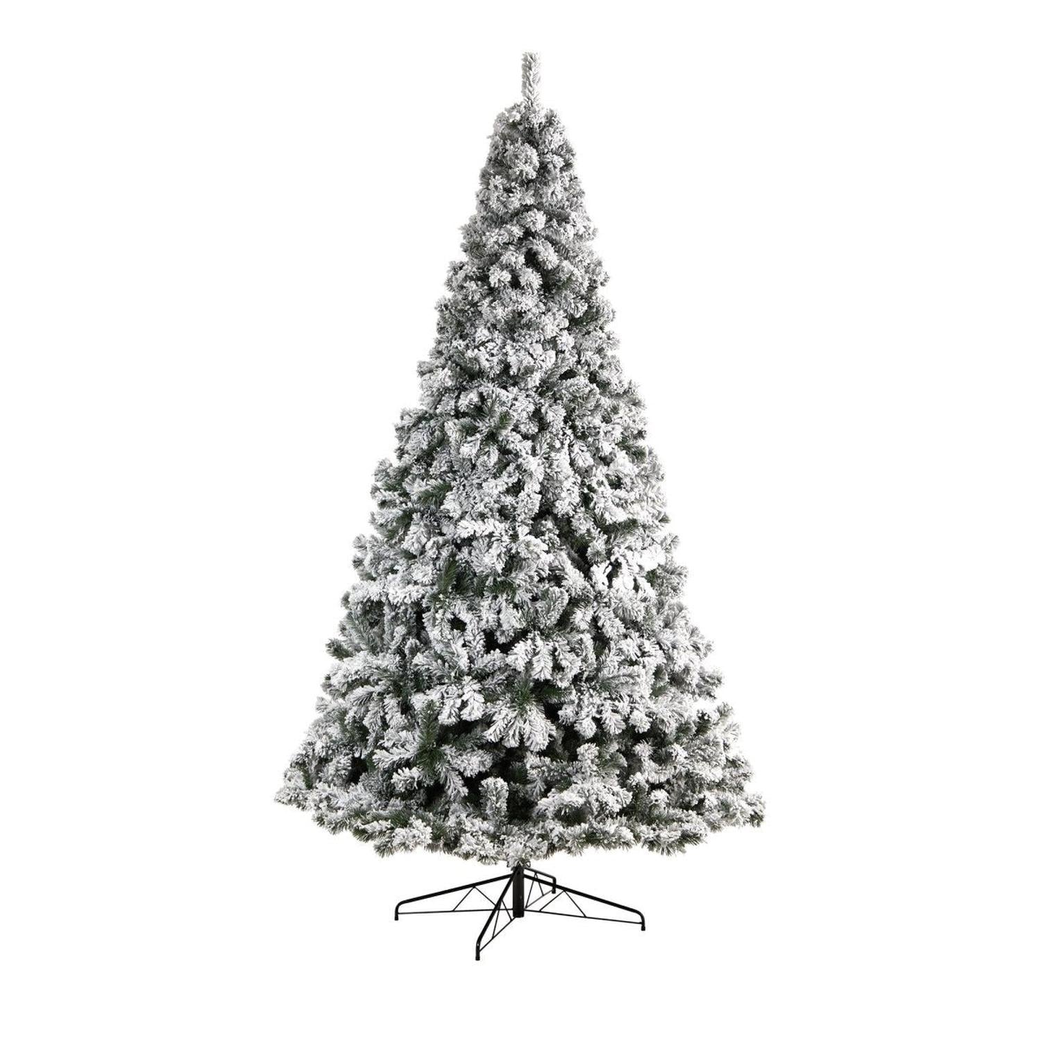 Shop For 10' Flocked West Virginia Fir Artificial Christmas Tree