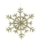 Shop For 10" Glitter Snowflake Ornament: Gold (Asst 2)