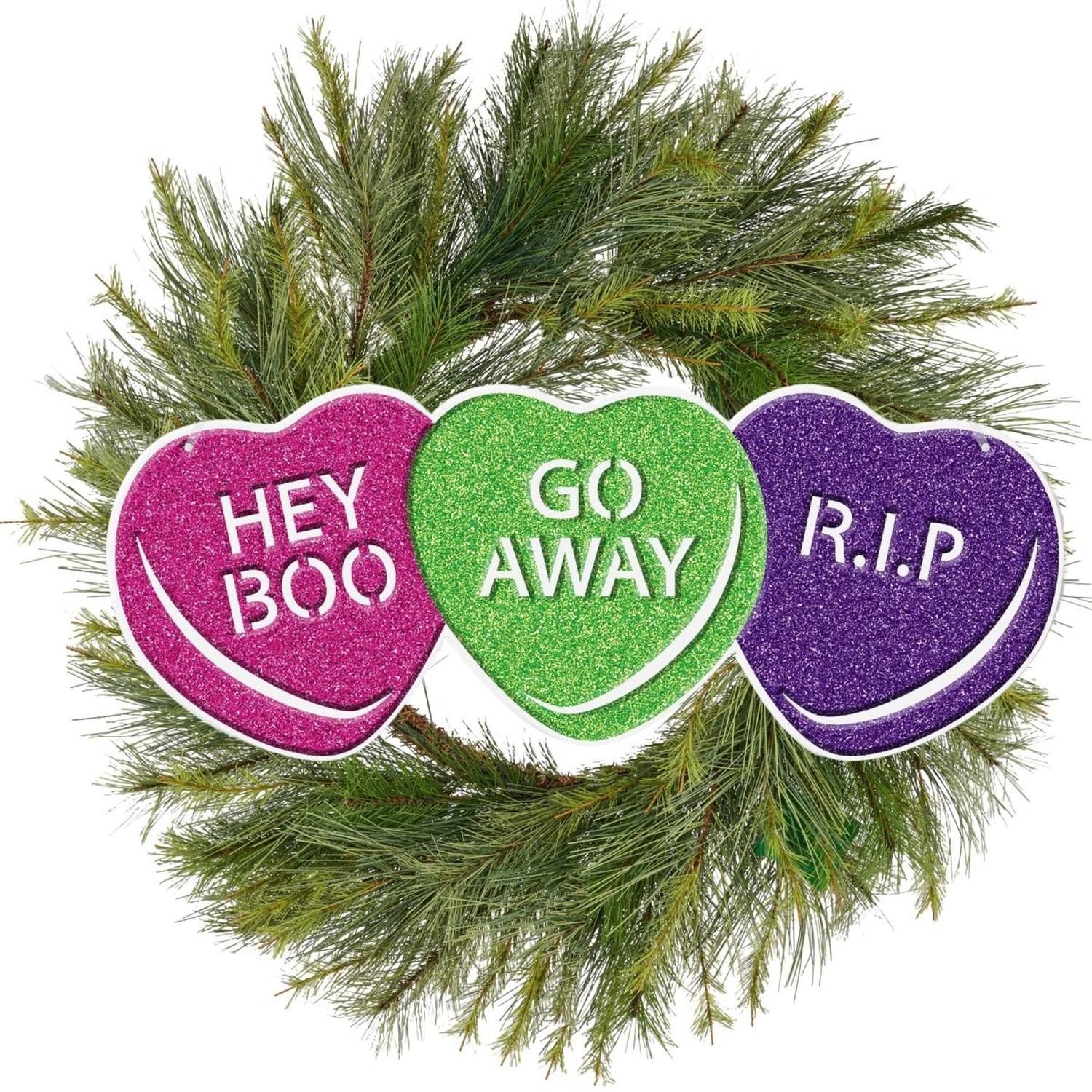 Shop For 10" Halloween Conversation Heart Sign