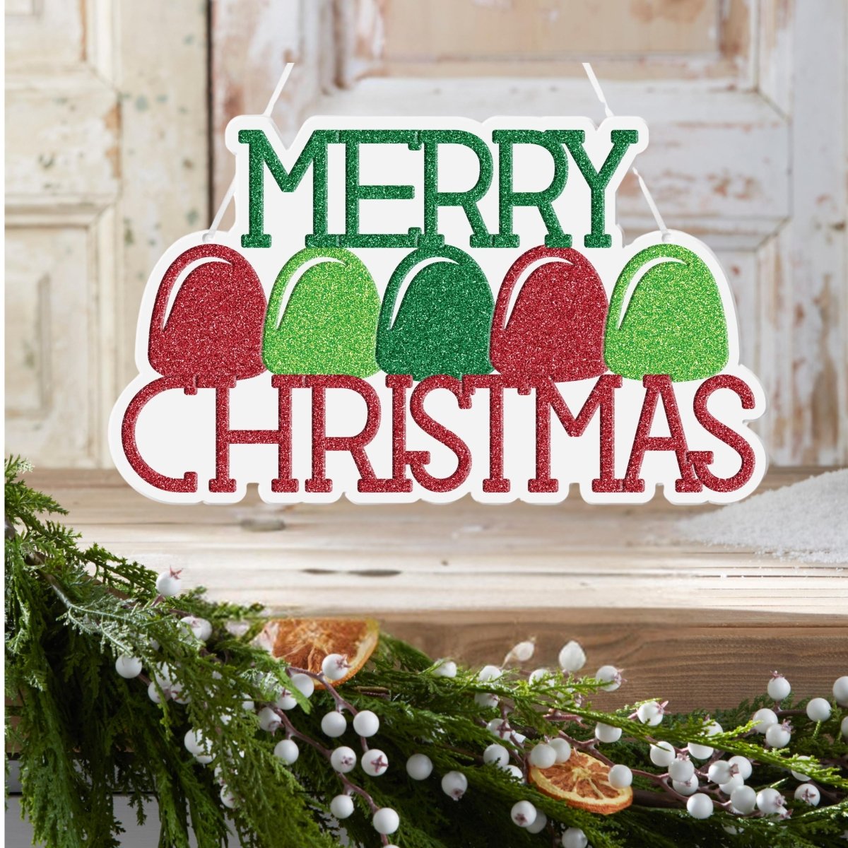 Shop For 10" Merry Christmas Gumdrop Sign