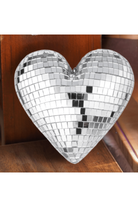 Shop For 10" Mirror Disco Heart: Silver