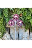 Shop For 10" Pink Disco Ball Holiday Spray at Michelle's aDOORable Creations