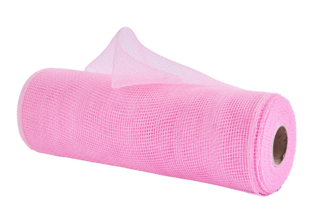 Shop For 10" Pink Poly Deco Mesh Ribbon: Light Pink