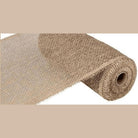Shop For 10" Poly Burlap & Jute Mesh Ribbon: Natural (10 Yards)