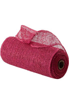 Shop For 10" Poly Burlap Mesh: Fuchsia Pink RP810007
