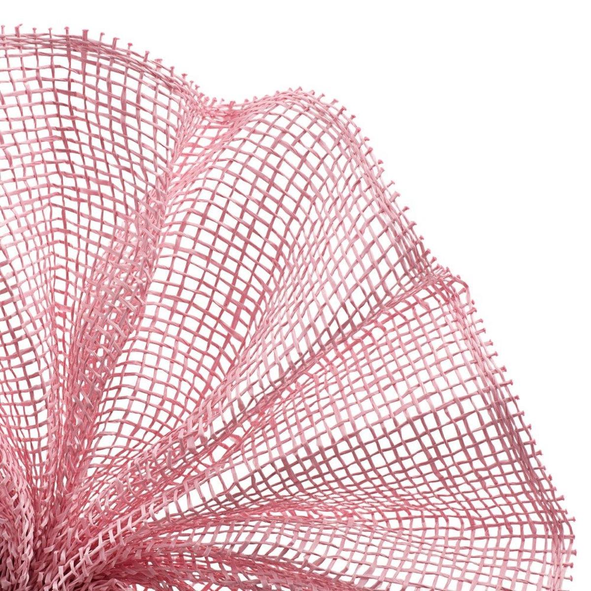 Shop For 10" Poly Burlap Mesh Ribbon: Light Pink at Michelle's aDOORable Creations