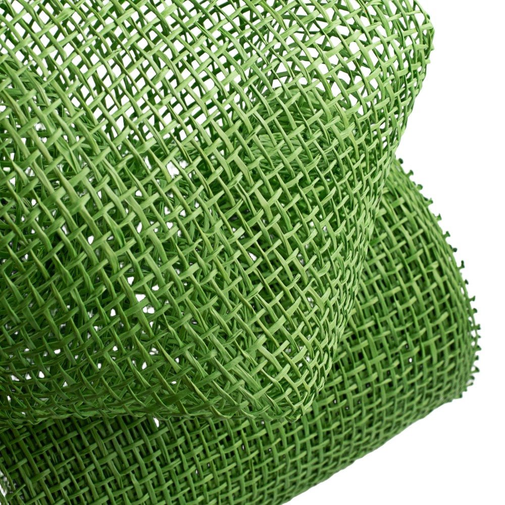 Shop For 10" Poly Burlap Mesh Ribbon: Lime Green at Michelle's aDOORable Creations