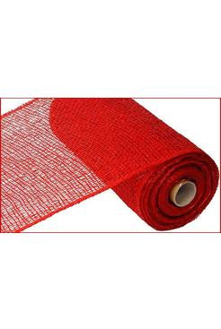 Shop For 10" Poly Burlap Mesh: Red RP810324