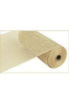 Shop For 10" Poly Burlap Mesh Ribbon: Beige at Michelle's aDOORable Creations