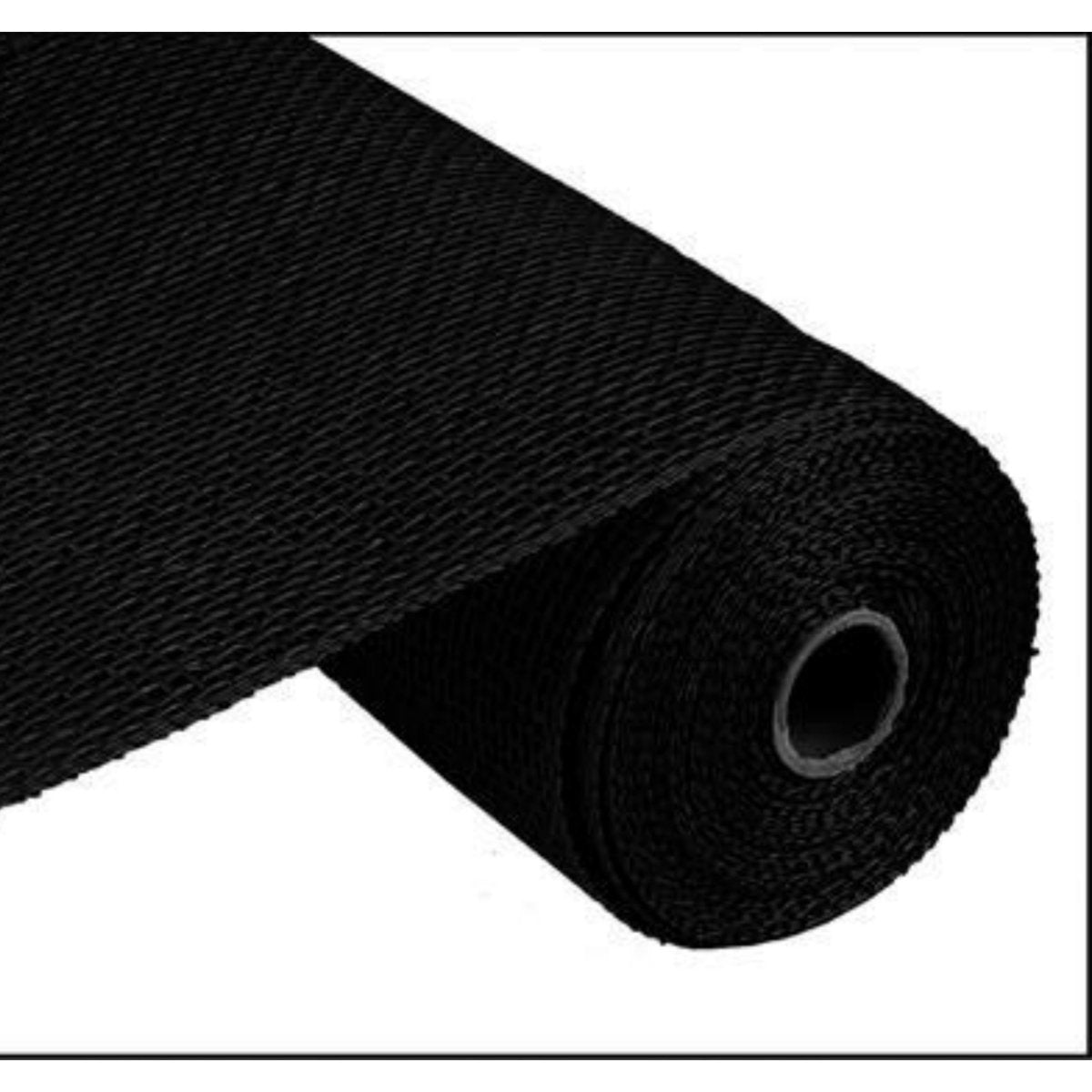 Shop For 10" Poly Burlap Mesh Ribbon: Black