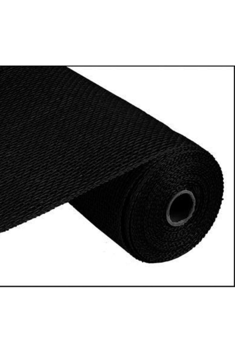 Shop For 10" Poly Burlap Mesh Ribbon: Black