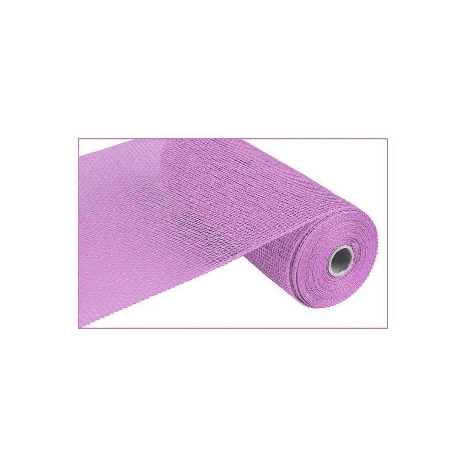 10" Poly Burlap Mesh Ribbon: Lavender Purple (10 Yards)