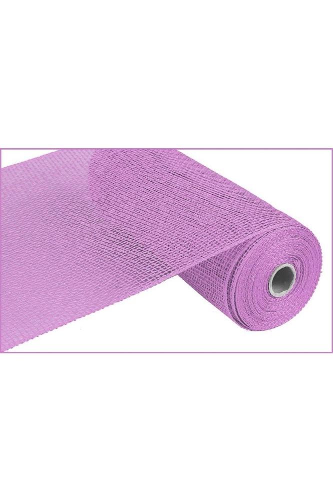 Shop For 10" Poly Burlap Mesh Ribbon: Lavender Purple (10 Yards) at Michelle's aDOORable Creations