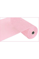 Shop For 10" Poly Burlap Mesh Ribbon: Light Pink at Michelle's aDOORable Creations