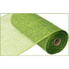 Shop For 10" Poly Burlap Mesh Ribbon: Lime Green