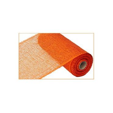 Shop For 10" Poly Burlap Mesh Ribbon: Orange at Michelle's aDOORable Creations