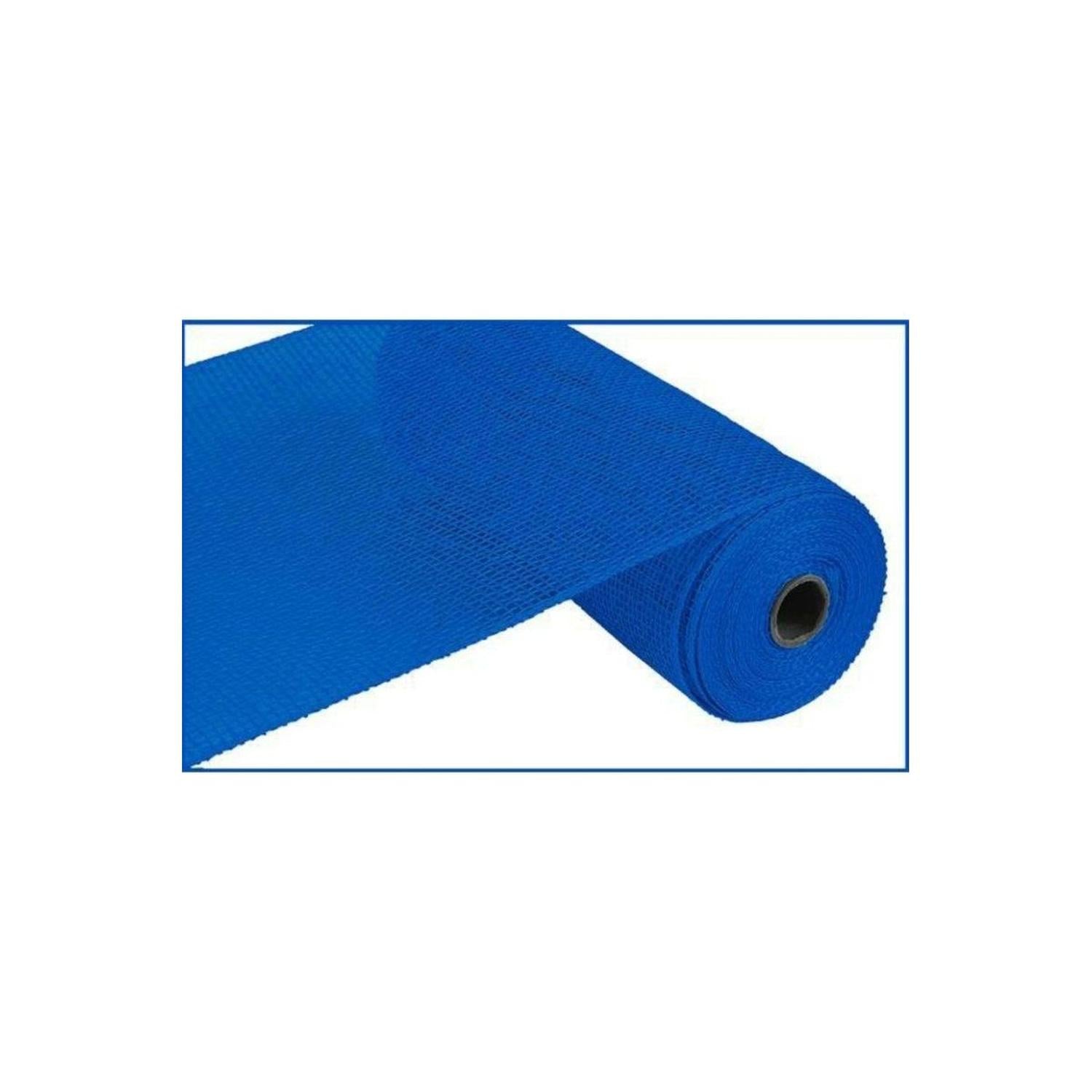 10" Poly Burlap Mesh Ribbon: Royal Blue