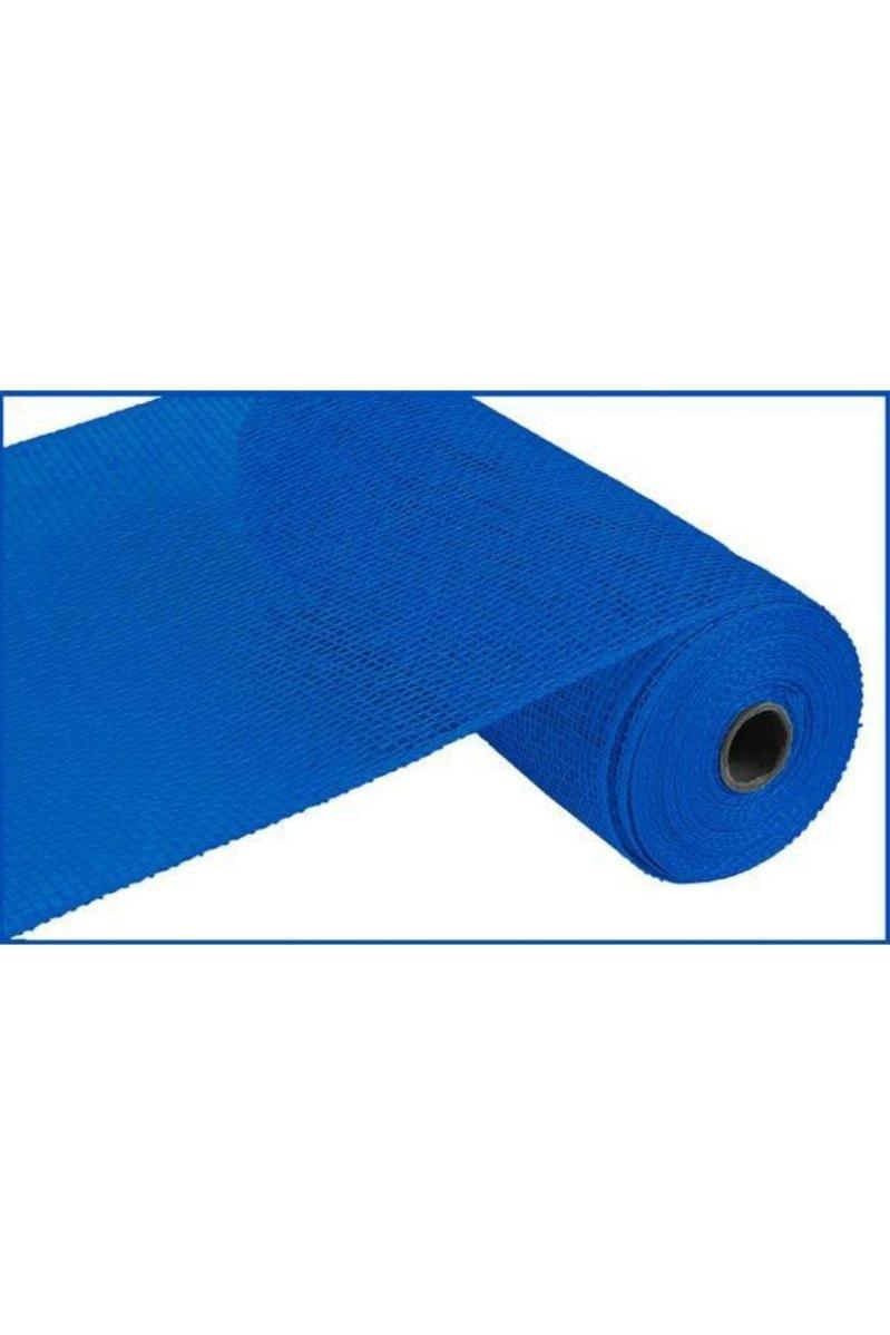 Shop For 10" Poly Burlap Mesh Ribbon: Royal Blue at Michelle's aDOORable Creations