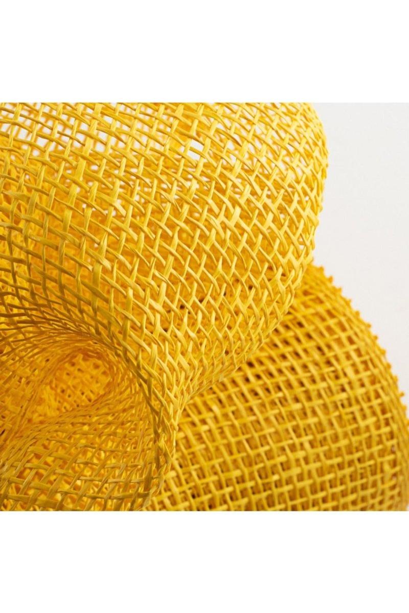 Shop For 10" Poly Burlap Mesh Ribbon: Yellow