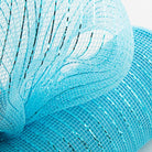 Shop For 10" Poly Deco Mesh Ribbon: Metallic Turquoise (10 Yards)