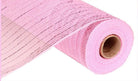 Shop For 10" Poly Deco Mesh Ribbon: Pink Metallic (10 Yards)